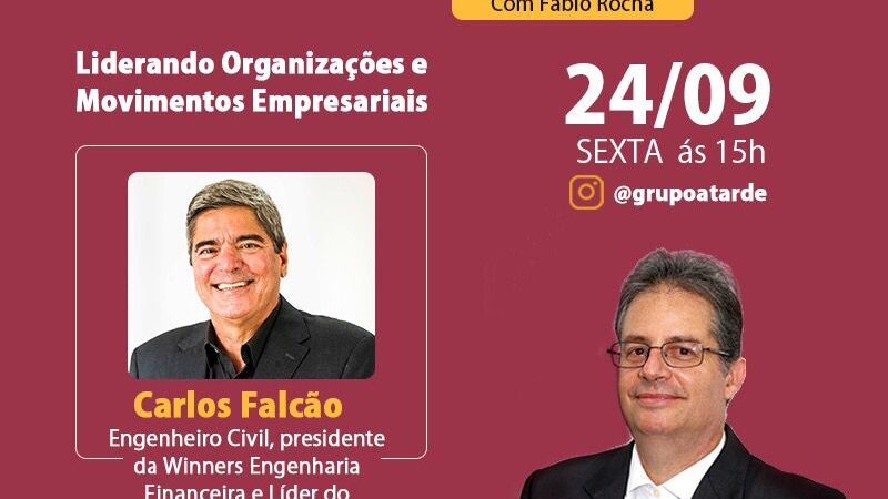 Entrevista com Carlos Falcão no A Tarde Conecta