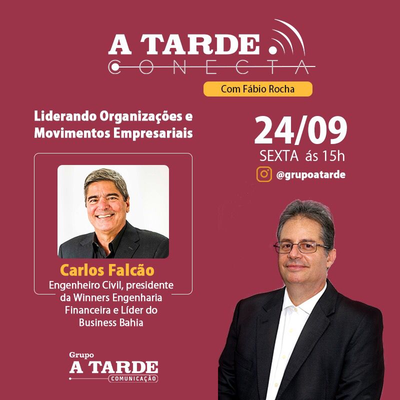Entrevista com Carlos Falcão no A Tarde Conecta