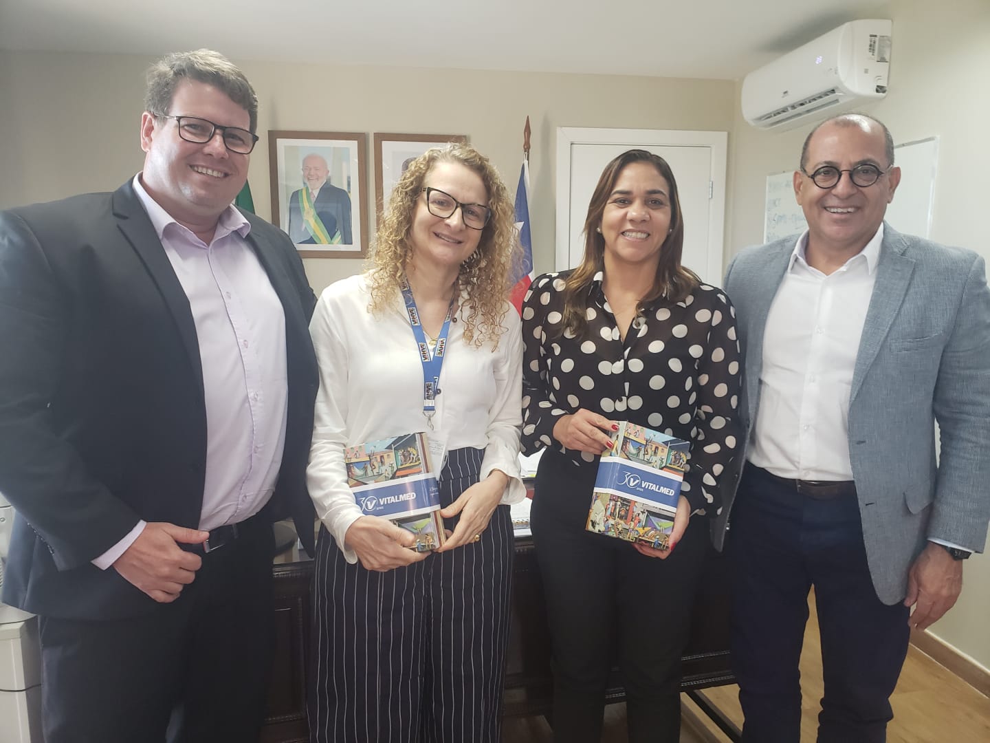 Grupo Vitalmed visita secretária de Saúde