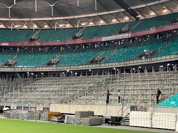 Casa de Apostas Arena Fonte Nova realizou “viradão” de manutenção neste fim de semana