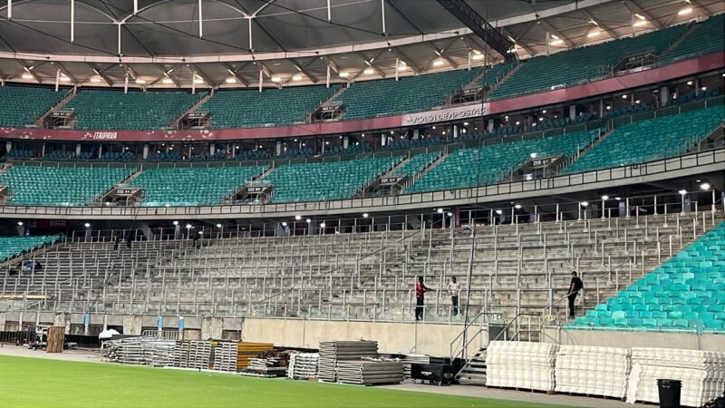 Casa de Apostas Arena Fonte Nova realizou “viradão” de manutenção neste fim de semana